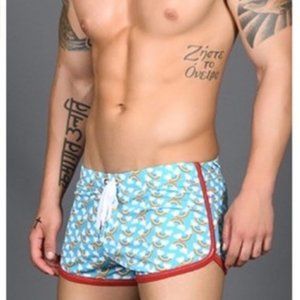 Andrew Christian Pride Rainbow Jogger shorts